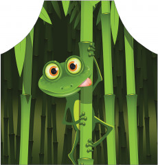 Фартук для кухни «Голодная лягушка на бамбуке» - Фото 1