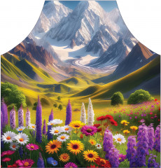 Фартук для кухни «Горная поляна» - Фото 1