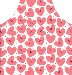 Фартук для кухни «Довольные сердца» - Фото 1