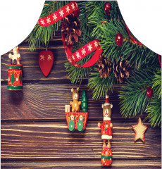 Фартук для кухни «Елочные игрушки» - Фото 1