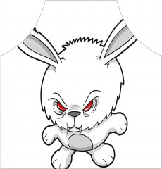 Фартук для кухни «Заяц-вампир» - Фото 1