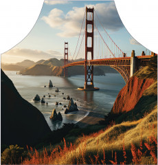 Фартук для кухни «Золотые Ворота» - Фото 1