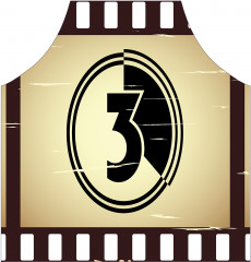 Фартук для кухни «Кинопленка ретро» - Фото 1