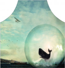 Фартук для кухни «Кит в прозрачном шаре» - Фото 1