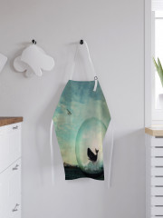 Фартук для кухни «Кит в прозрачном шаре» - Фото 2