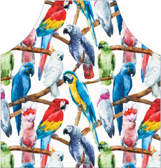 Фартук для кухни «Коллекция попугаев» - Фото 1