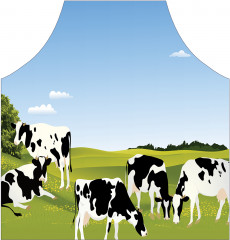 Фартук для кухни «Коровы на выпасе» - Фото 1