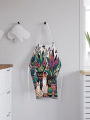 Фартук для кухни «Коты и кактусы» - Фото 2