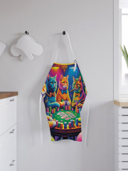 Фартук для кухни «Кошачий покер» - Фото 2