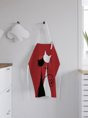 Фартук для кухни «Кошачье свидание» - Фото 2