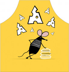 Фартук для кухни «Крутая мышь» - Фото 1