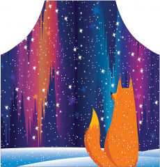 Фартук для кухни «Лиса в снегу» - Фото 1