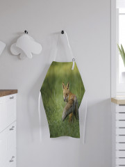 Фартук для кухни «Лиса в траве» - Фото 2