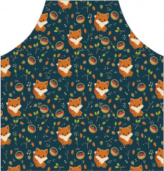 Фартук для кухни «Лисички в лесу» - Фото 1