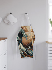 Фартук для кухни «Лодка на волнах» - Фото 2