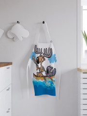 Фартук для кухни «Лось и белка» - Фото 2