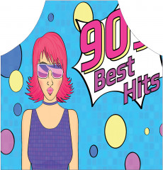 Фартук для кухни «Лучшие хиты 90-х» - Фото 1