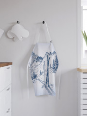 Фартук для кухни «Лыжник отдыхает» - Фото 2