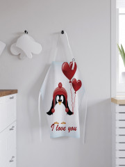 Фартук для кухни «Любящий пингвин» - Фото 2