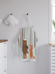 Фартук для кухни «Медведь баянист» - Фото 2