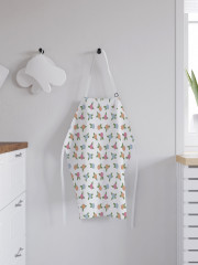 Фартук для кухни «Мелкие спиральные розы» - Фото 2