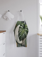 Фартук для кухни «Монстера в абстракции» - Фото 2