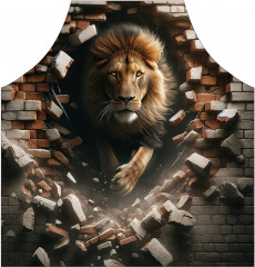 Фартук для кухни «Мощь льва» - Фото 1