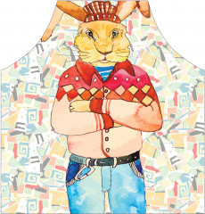 Фартук для кухни «Мудрый заяц» - Фото 1