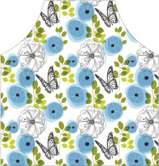 Фартук для кухни «Наброски цветов» - Фото 1