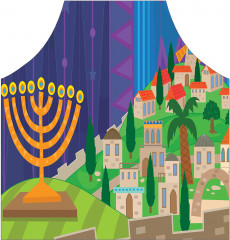 Фартук для кухни «Ночь Хануки» - Фото 1