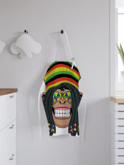 Фартук для кухни «Обезьяна хиппи» - Фото 2