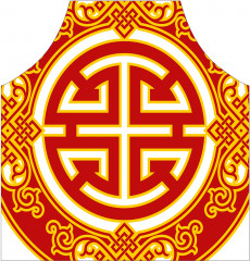 Фартук для кухни «Орнамент долголетия» - Фото 1