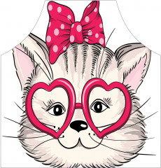 Фартук для кухни «Очки кошачьей любви» - Фото 1