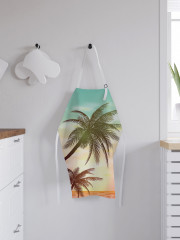 Фартук для кухни «Пальмы над морем» - Фото 2