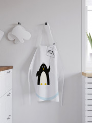 Фартук для кухни «Пингвин просит помощи» - Фото 2