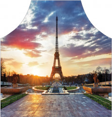 Фартук для кухни «Площадь перед Эйфелевой башней» - Фото 1