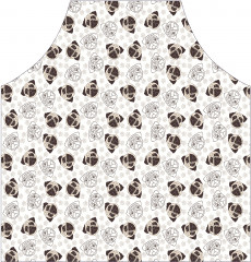 Фартук для кухни «Портрет мопса» - Фото 1