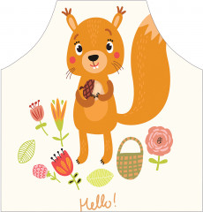 Фартук для кухни «Приветливая белка» - Фото 1