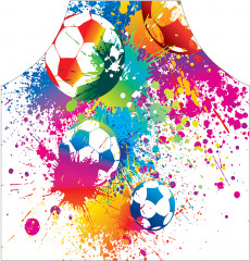 Фартук для кухни «Радужный футбол» - Фото 1