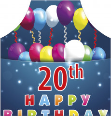 Фартук для кухни «Разноцветные шары на 20-летие» - Фото 1