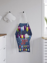 Фартук для кухни «Разноцветные шары на 20-летие» - Фото 2