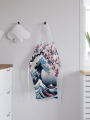 Фартук для кухни «Сакура над волной» - Фото 2