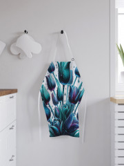 Фартук для кухни «Синие тюльпаны» - Фото 2