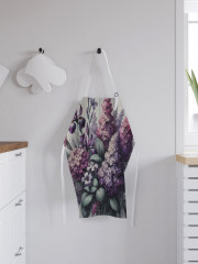 Фартук для кухни «Сирень на досках» - Фото 2