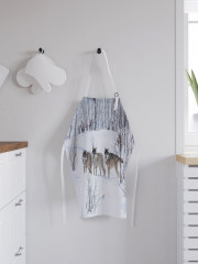 Фартук для кухни «Снежные волки» - Фото 2