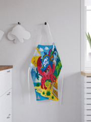 Фартук для кухни «Сокровище и краб» - Фото 2