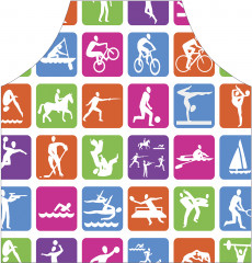 Фартук для кухни «Спортивные состязания» - Фото 1