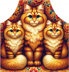 Фартук для кухни «Царские коты» - Фото 1