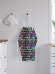 Фартук для кухни «Цветные контурные овалы» - Фото 2