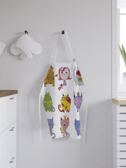 Фартук для кухни «Цветные коты» - Фото 2